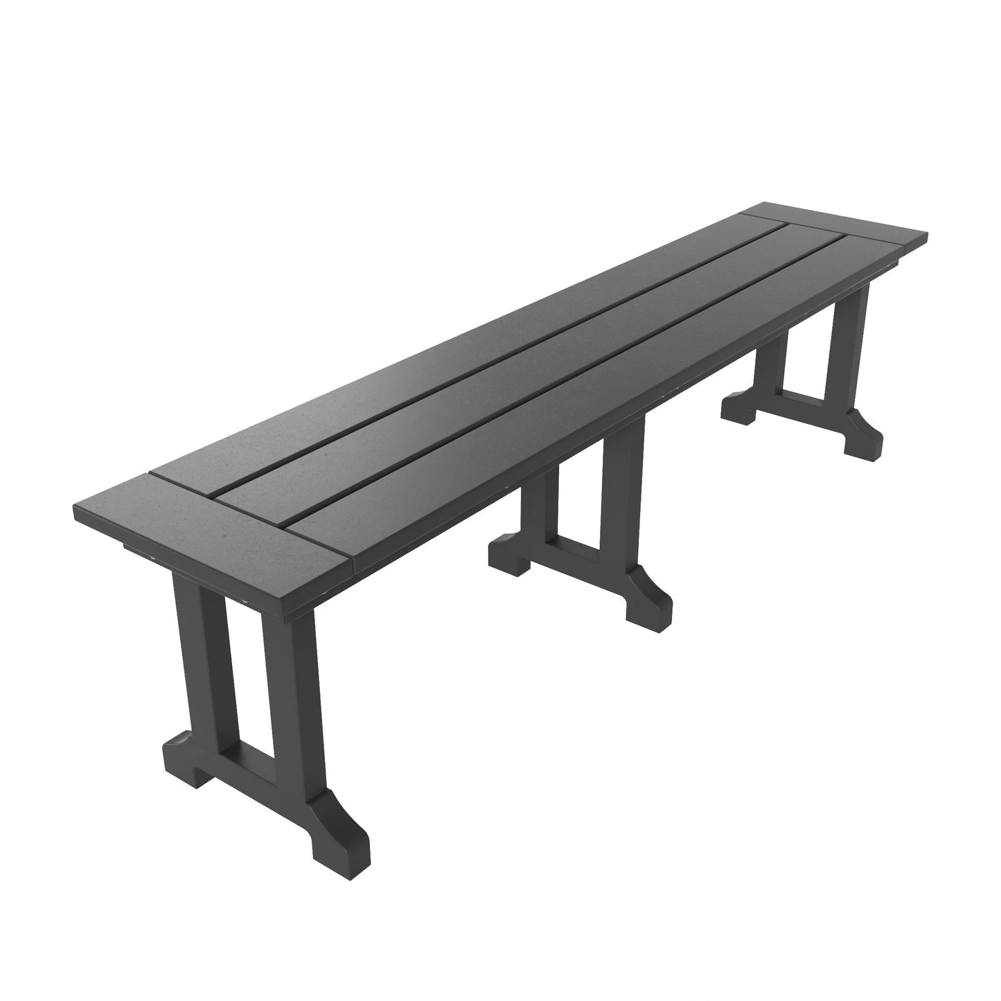 Polytrends Laguna Hdpe All Weather Outdoor Patio 65" Bench