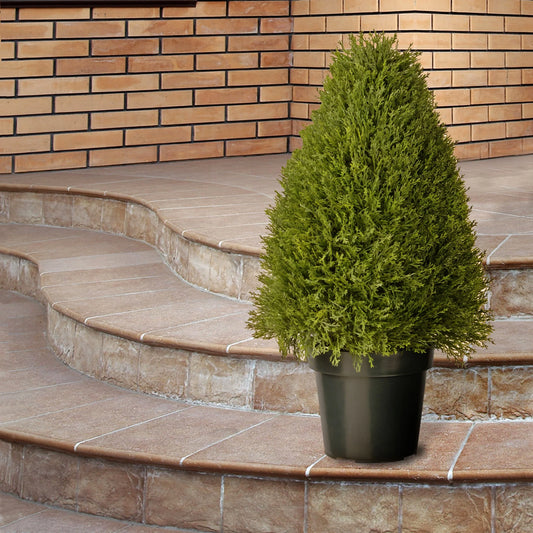 National Tree Company 30 in. Unpright Juniper with Green Pot - 30"