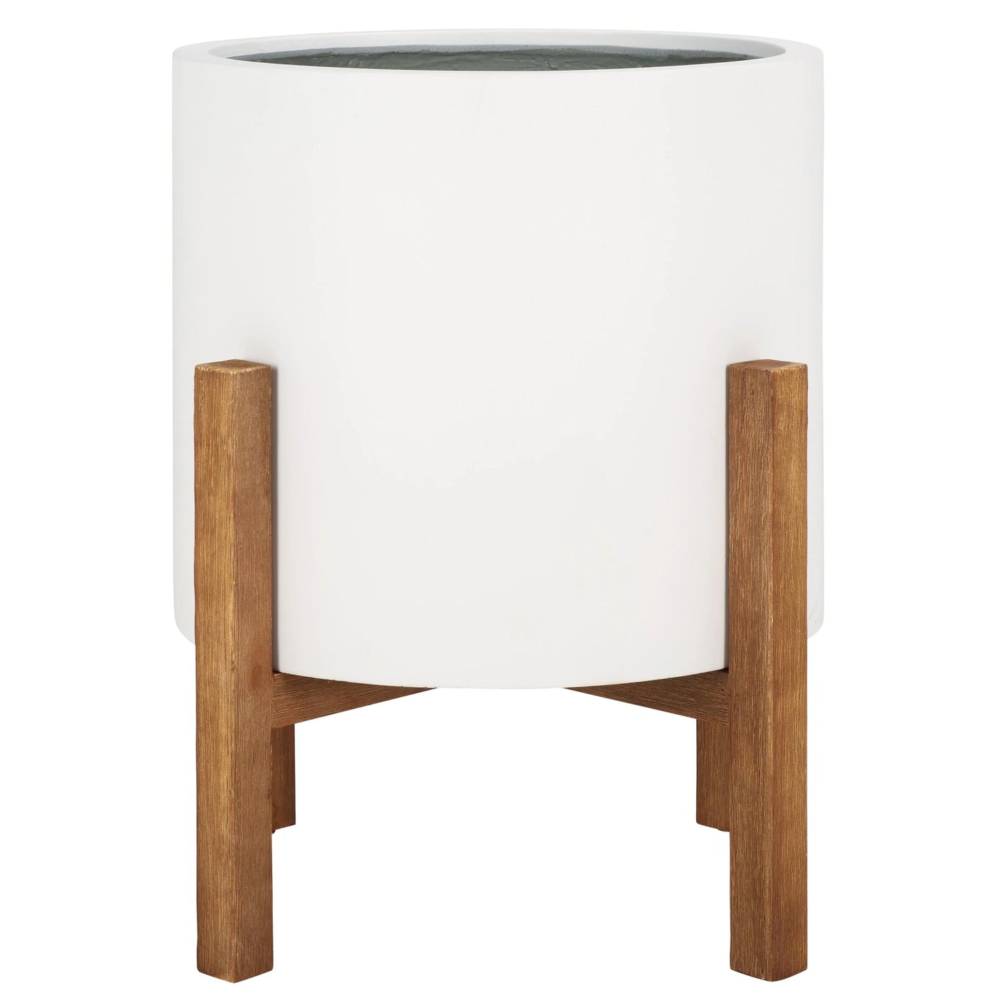 SAFAVIEH Outdoor Aldijana Concrete Planter - 25"W x 25"D x 29"H