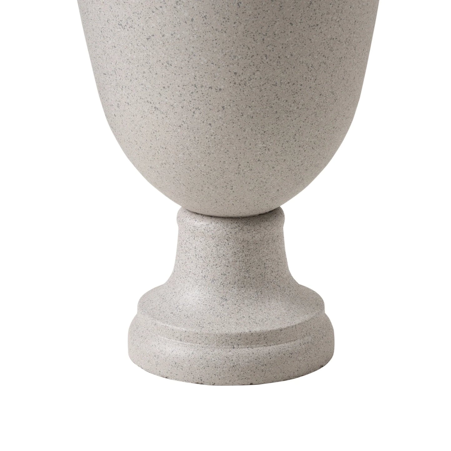 Glitzhome Modern Oversized Eco-Friendly PE Faux Terrazzo Urn Planter Porch Flowerpot (Set of 2/Set of 3)